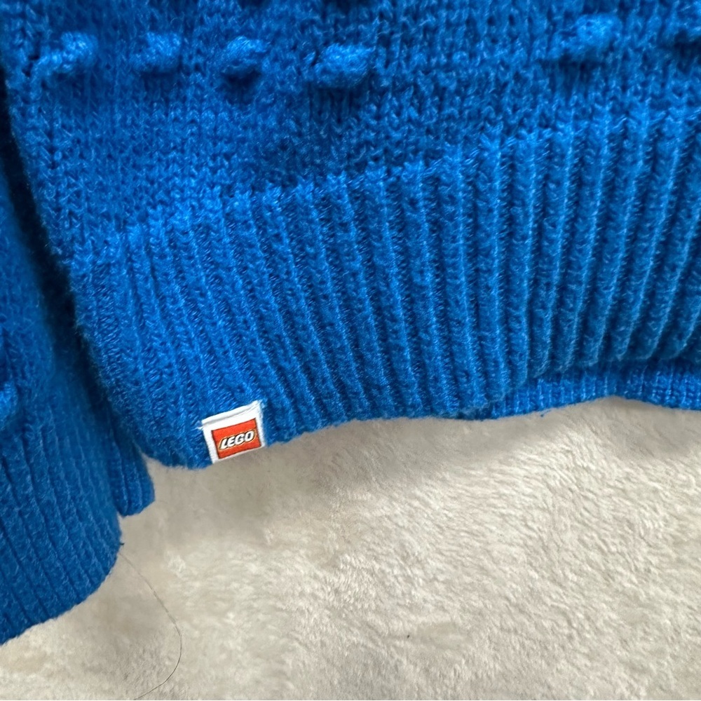Lego x Target sweater textured blue women’s small pullover - Picture 4 of 7